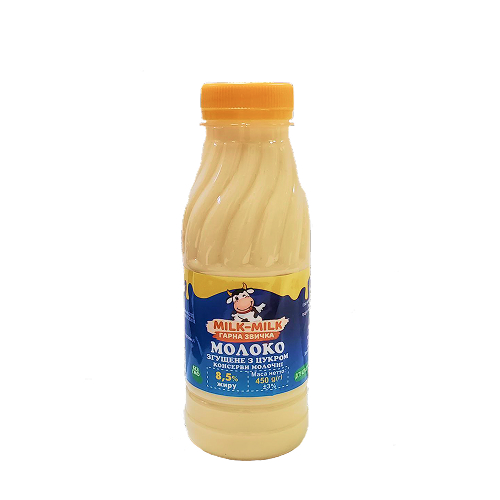згущ MILK-MILK 450г пляшка — згущене молоко, опт зі складу у Житомирі