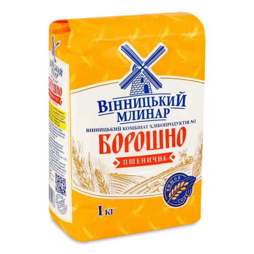 Борошно «Вінницький млинар» 1кг — борошно, опт зі складу у Житомирі