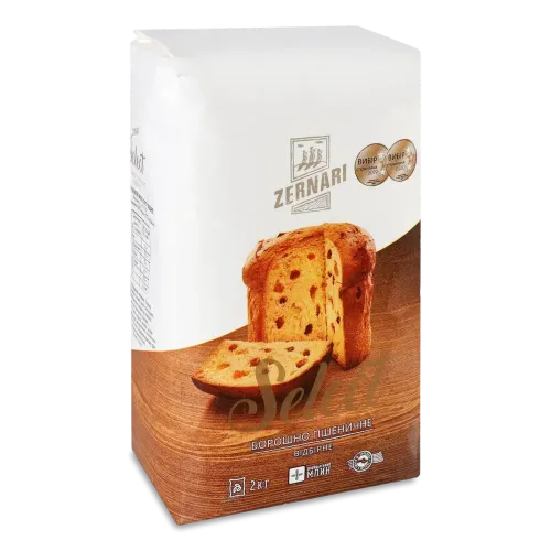 Борошно ZERNARI 2 кг SELECT — борошно, опт зі складу у Житомирі