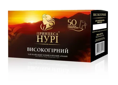 Чай Принцесса Нурі пакет 50*2 г — інше, опт зі складу у Житомирі