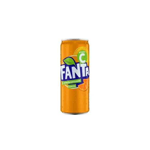 Fanta  апельсин 0,33 л з/б — напої, опт зі складу у Житомирі