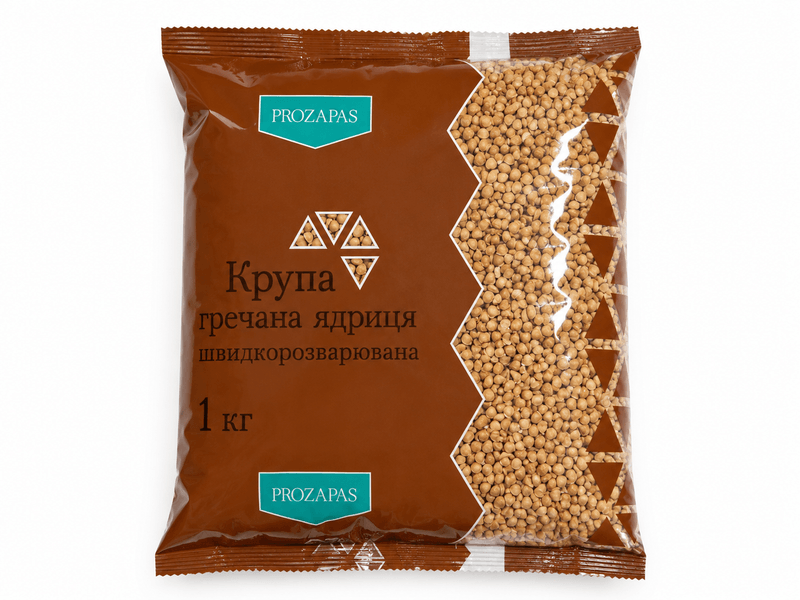 ГРЕЧКА    фас   1 кг — крупи, опт зі складу у Житомирі