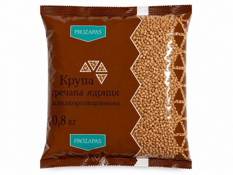 Гречка   фас     800 г — крупи, опт зі складу у Житомирі