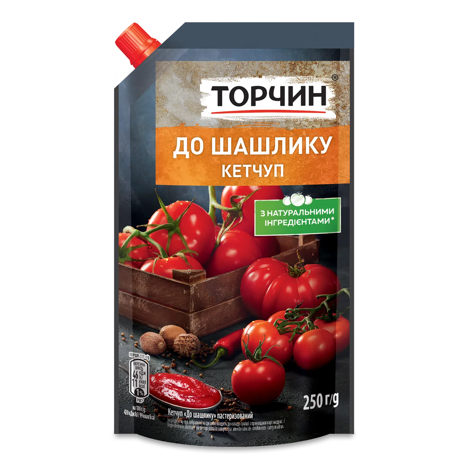 Кетчуп  «Шашличний» дозат 250г