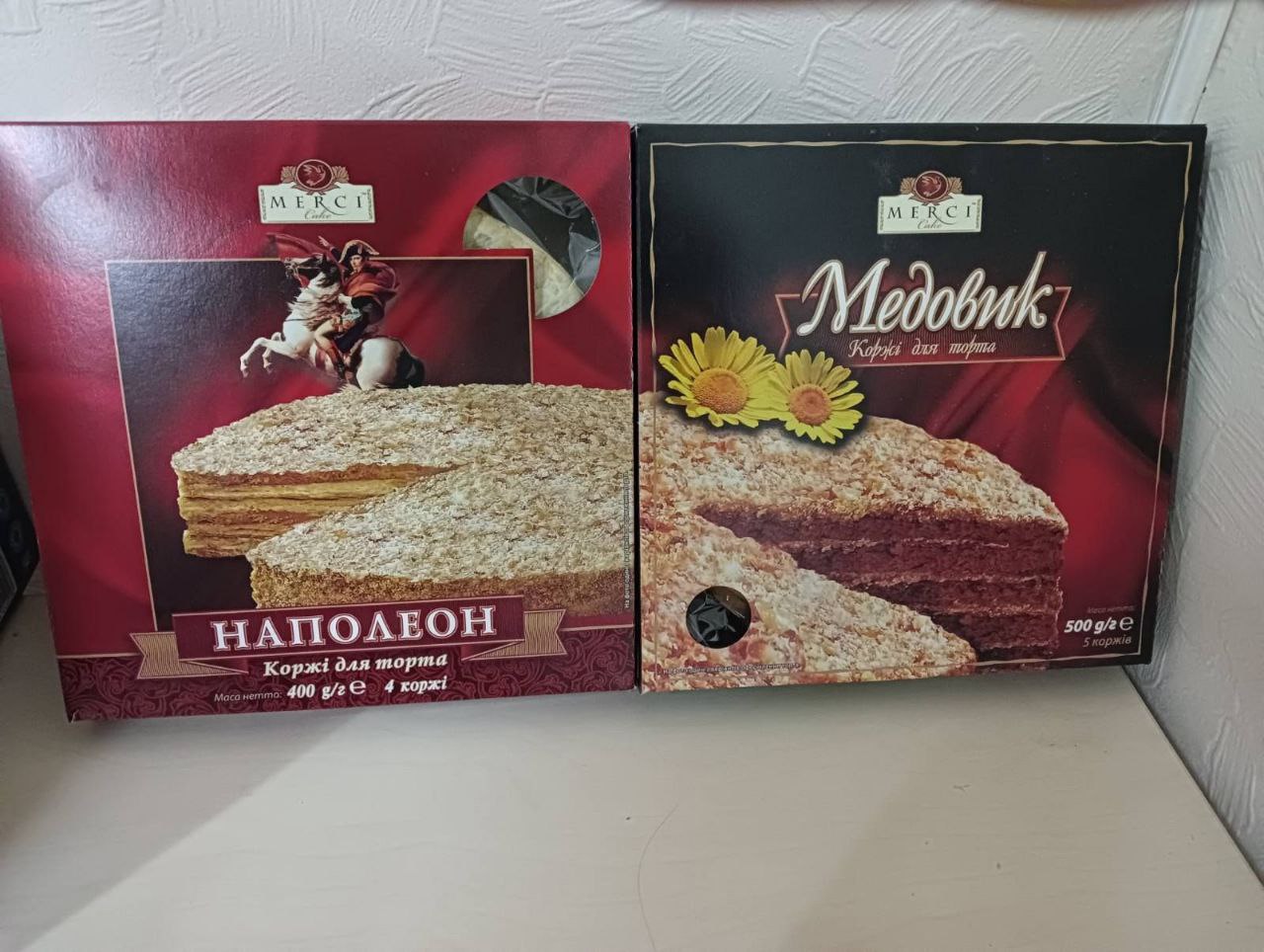 Коржі Наполеон 400 г 