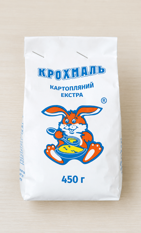 Крохмаль  картопляний  450г Зайчик — інше, опт зі складу у Житомирі