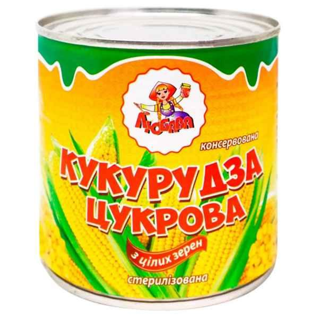 Кукурудза Любава 420 г ж/б