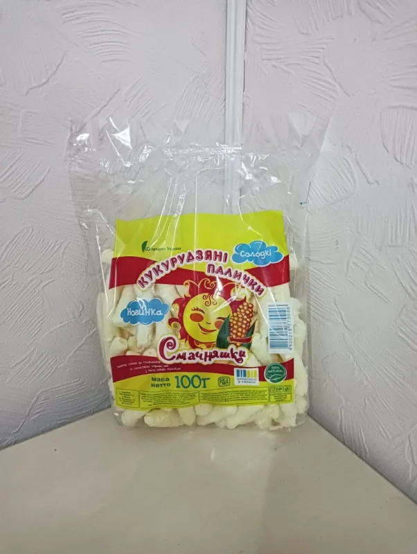 Кукурудзяні палички "Смачняшки" 100г