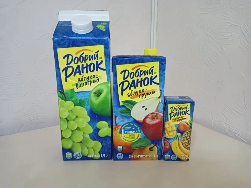 Сік Ранок 1л в асортименті