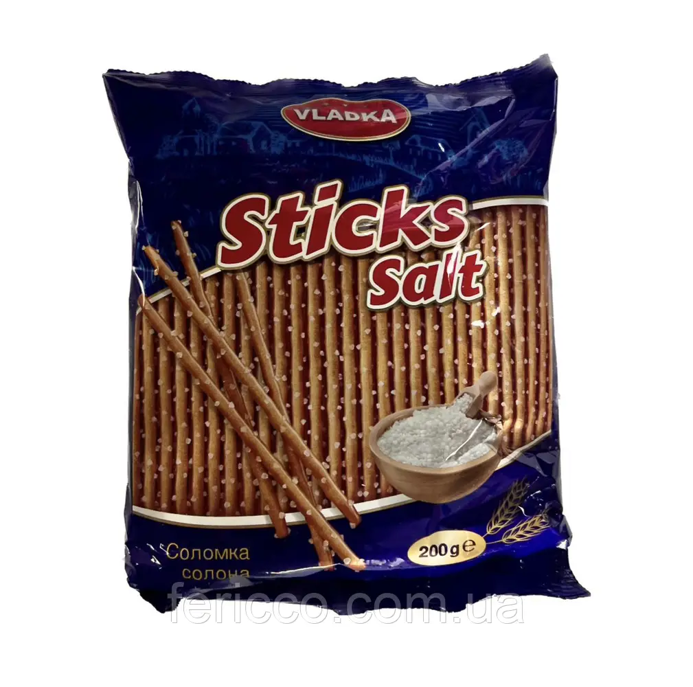 Соломка Vladka Солона довга  200гр