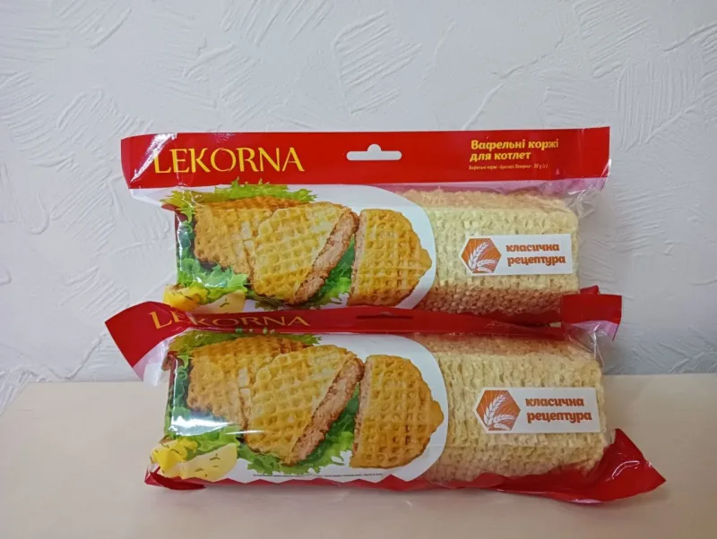 Вафельні БРИЗОЛІ "Lekorna" 50г